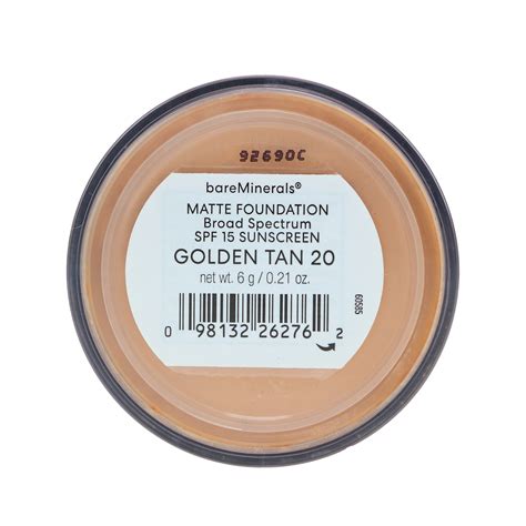 bare minerals golden tan 20.